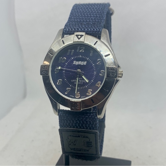 SURGE By Advance Men’s Quartz Wristwatch Nylon Band Japan Movement Working - Picture 2 of 16